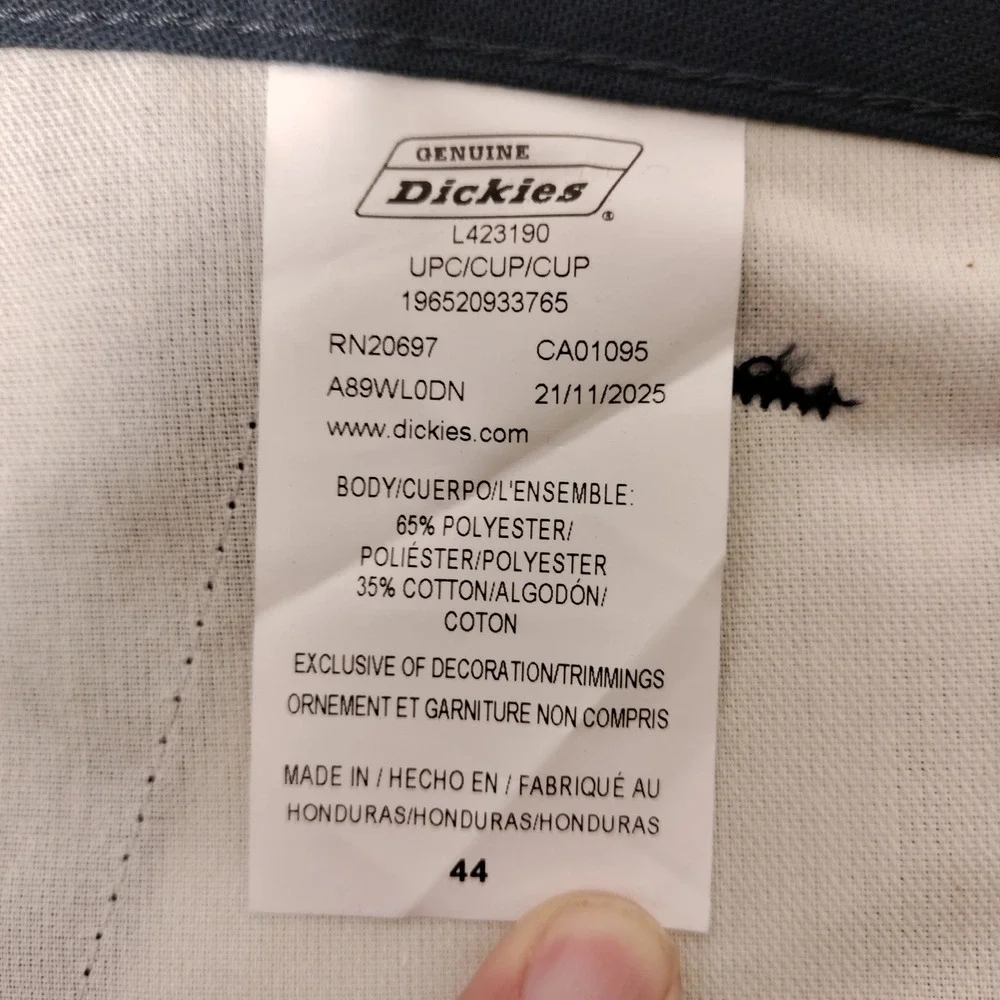 Dickies Mens Relaxed Fit Flex Essential Work Shorts Navy Blue 44 (44x12.5)
